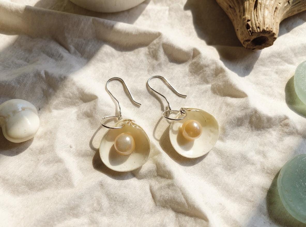 How to Make Sea Shell Earrings