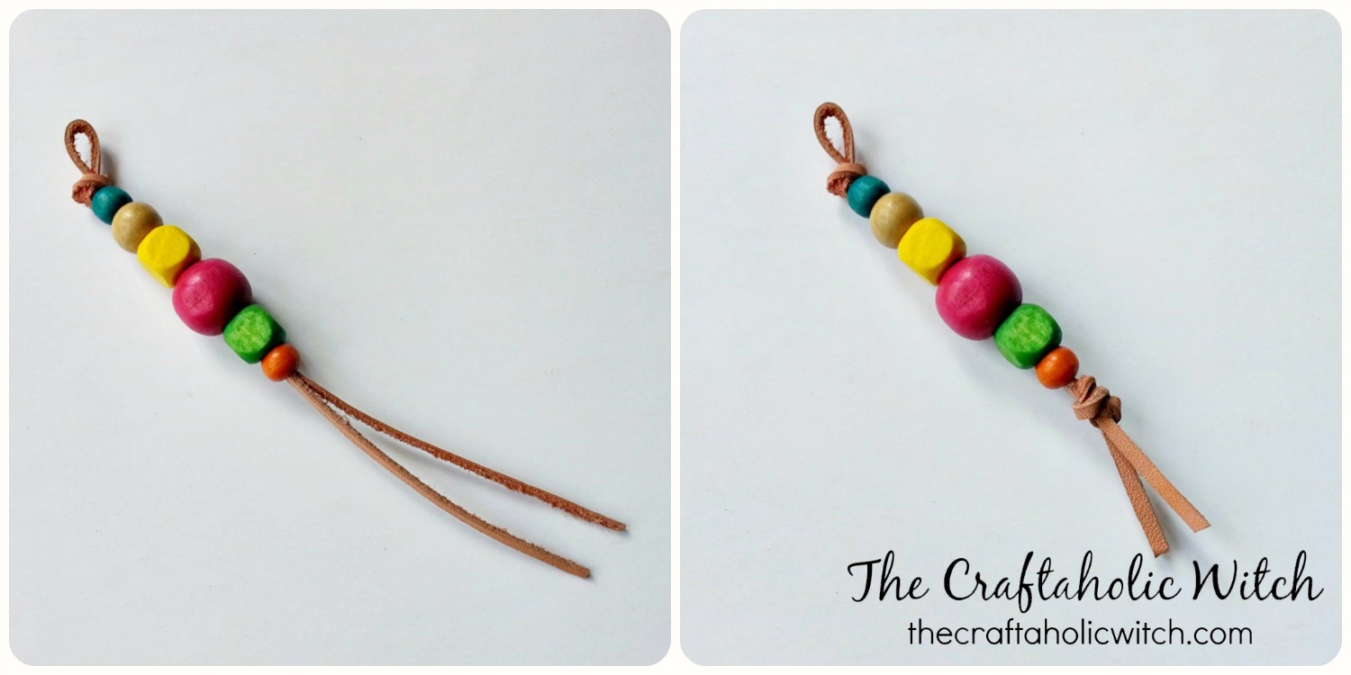 DIY Wooden Beaded Charm 3 beaded key charm (3)