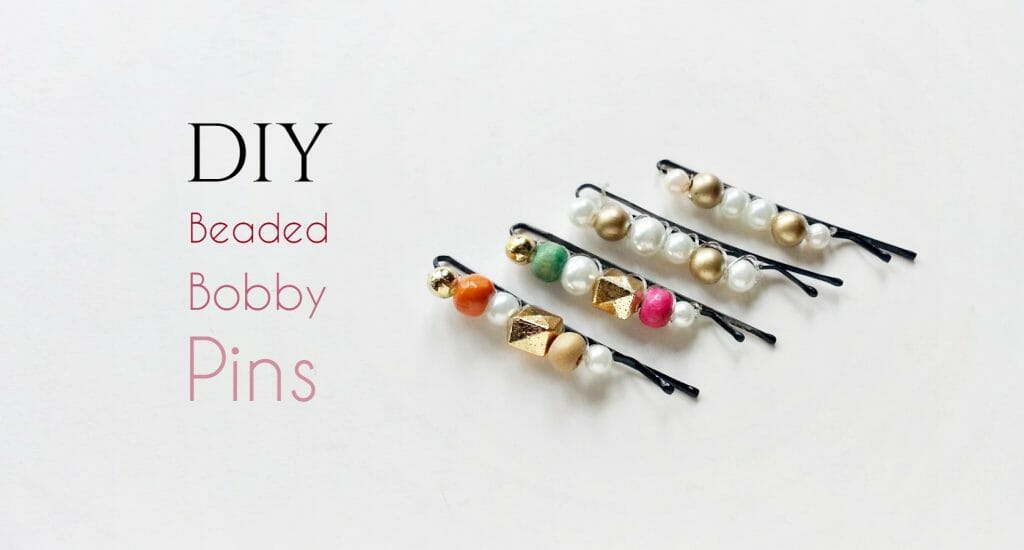 DIY Beaded Bobby Pins