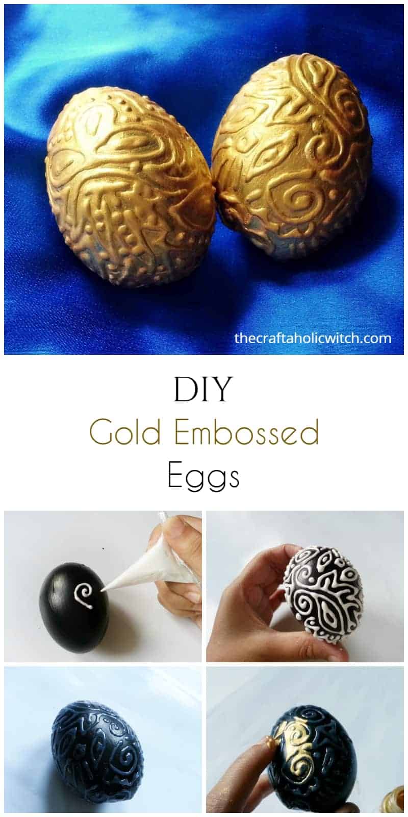 Create Gold Embossed Eggs 8 embossed eggs pin image - Create Gold Embossed Eggs