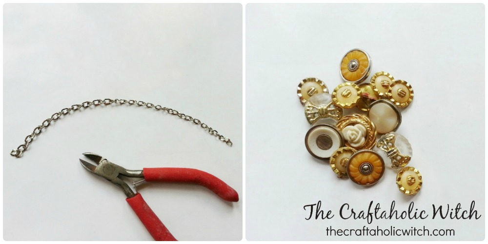 vintage button bracelet (1)