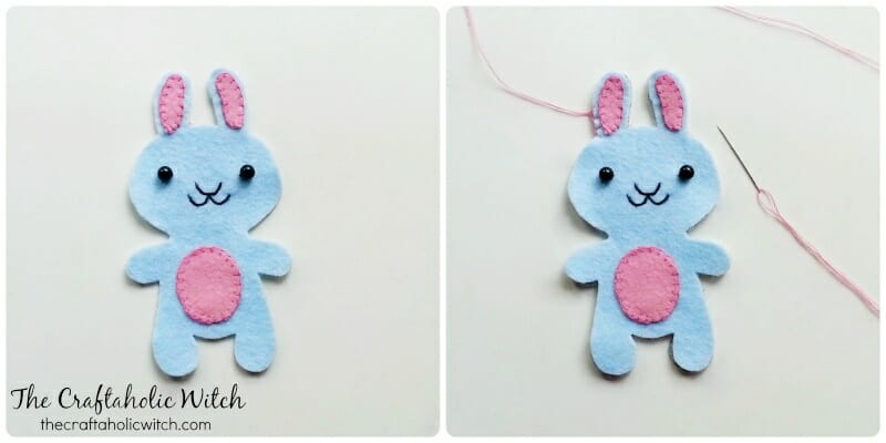 Free Bunny Sewing Pattern and DIY Felt Bunny Tutorial 5 easter bunny 22 1 - Free Bunny Sewing Pattern and DIY Felt Bunny Tutorial