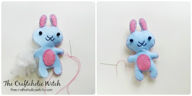 Free Bunny Sewing Pattern and DIY Felt Bunny Tutorial 6 easter bunny 3 1 - Free Bunny Sewing Pattern and DIY Felt Bunny Tutorial