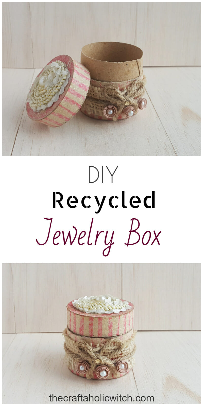 DIY Recycled Jewelry Box The Craftaholic Witch