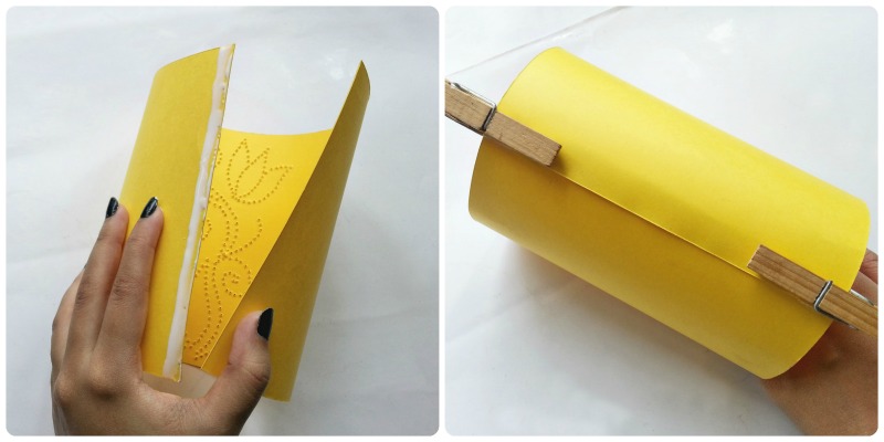 How to Make Luminaries with Paper and Candle (Easy 4 Steps) 3 paper luminaries diy step 3