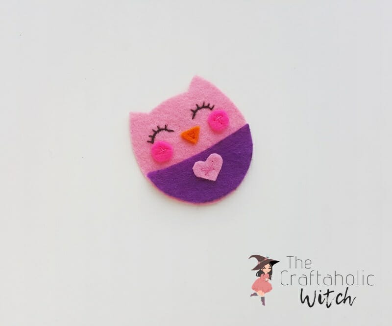 DIY Cute Felt Owl Plush step 3 DIY Cute Felt Owl Plush step 3