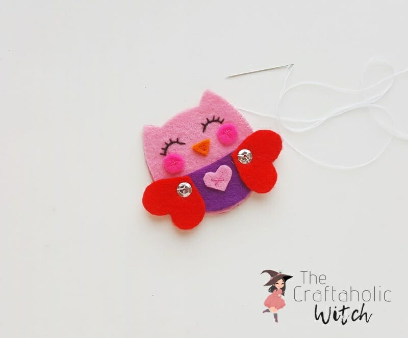 DIY Cute Felt Owl Plush step 4 DIY Cute Felt Owl Plush step 4