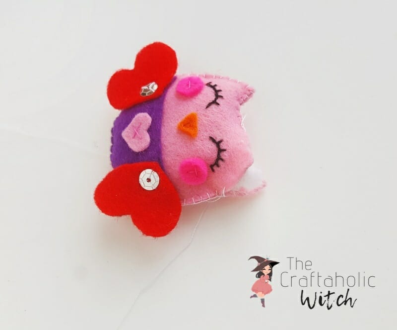 DIY Cute Felt Owl Plush step 6 DIY Cute Felt Owl Plush step 6