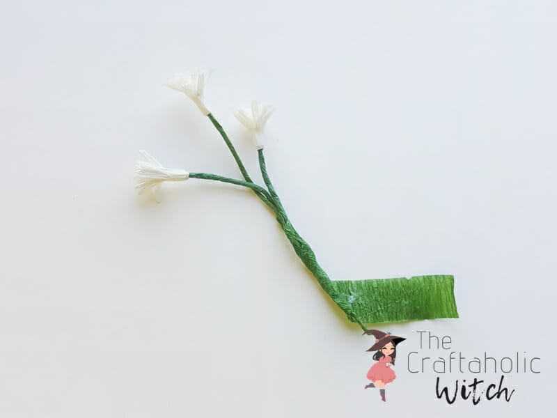 DIY Crepe Paper Baby's Breath 10 step 9 - DIY Crepe Paper Baby's Breath
