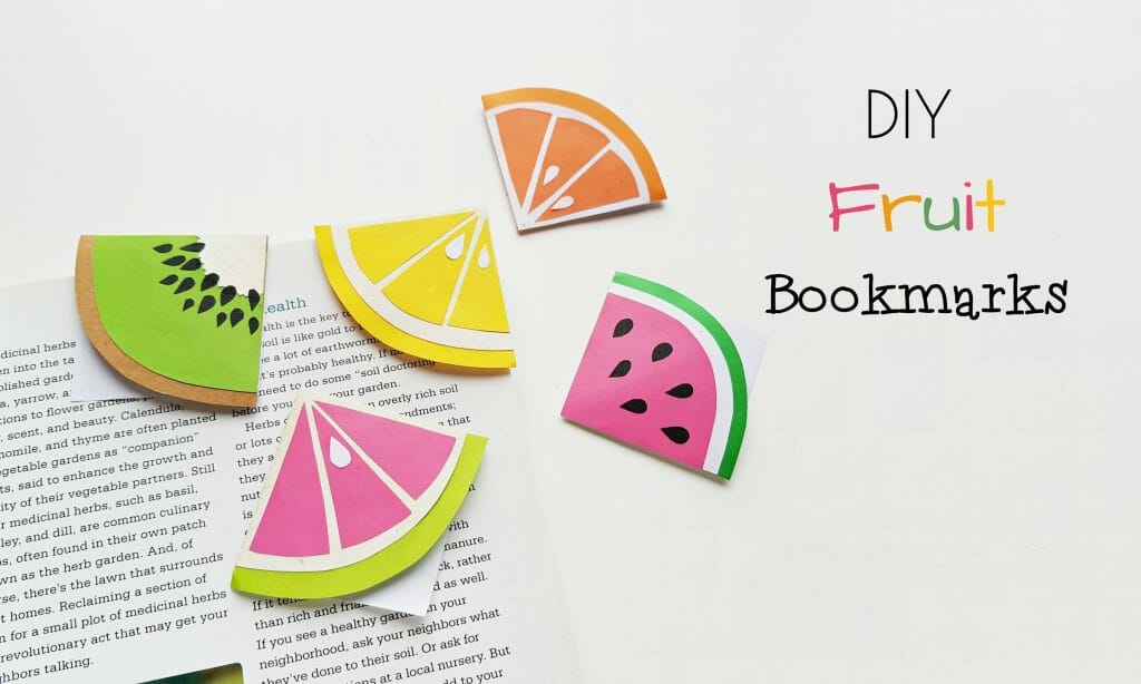 DIY Fruit Bookmarks (Summer Craft) The Craftaholic Witch