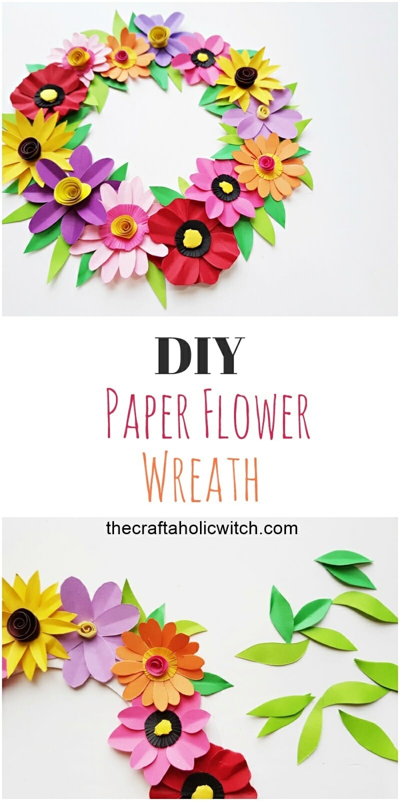 DIY Paper Flower Wreath DIY Paper Flower Wreath