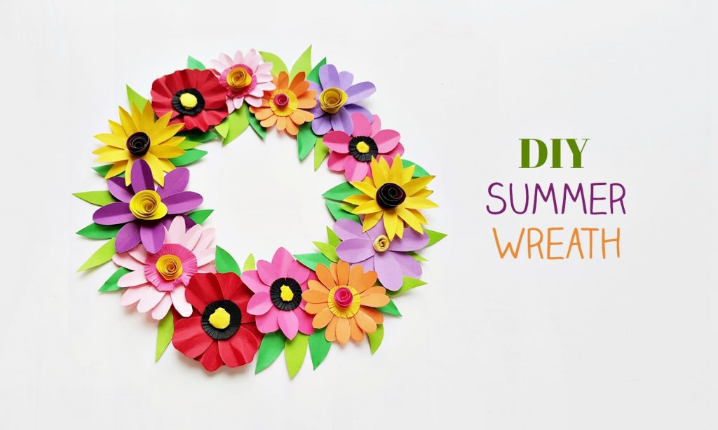 DIY Beautiful Paper Flower Wreath