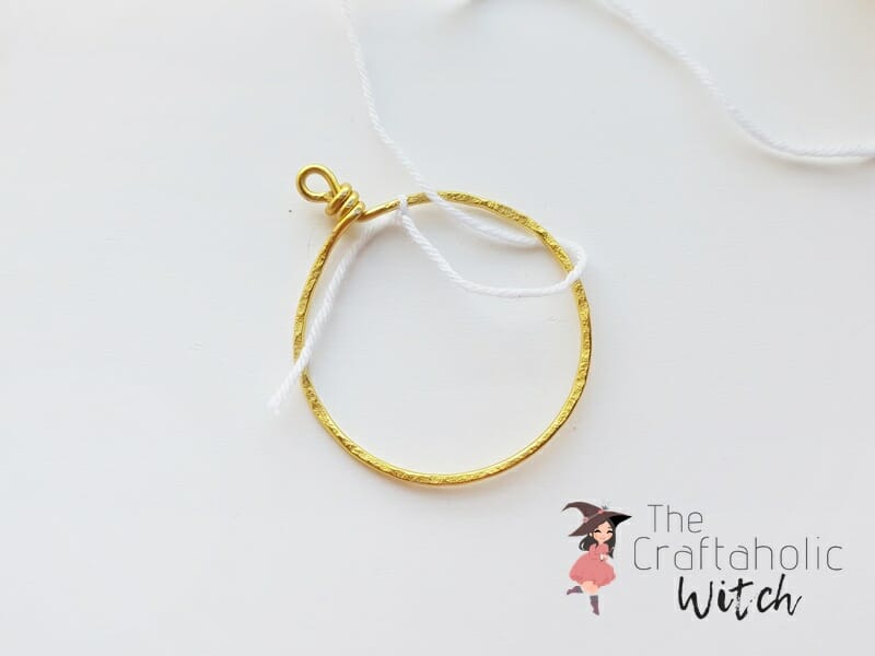 DIY Dreamcatcher Pendant 5 step 6 1 - DIY Dreamcatcher Pendant