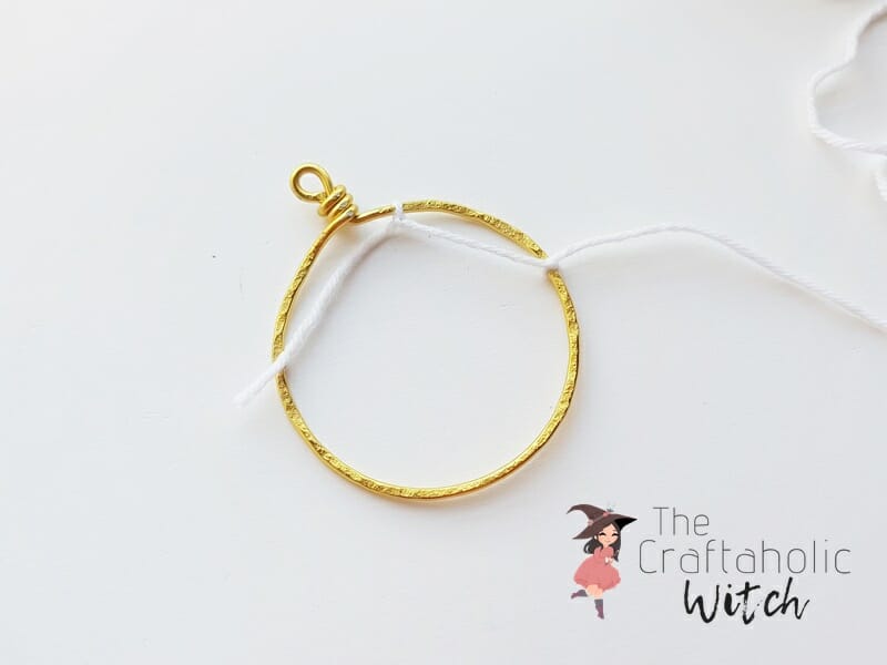 DIY Dreamcatcher Pendant 6 step 7 1 - DIY Dreamcatcher Pendant