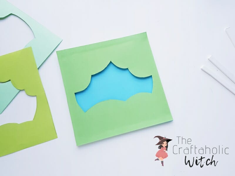 How to Make a 3D Layered Paper Art Scene (+ Free Template) 4 step 4 - How to Make a 3D Layered Paper Art Scene (+ Free Template)