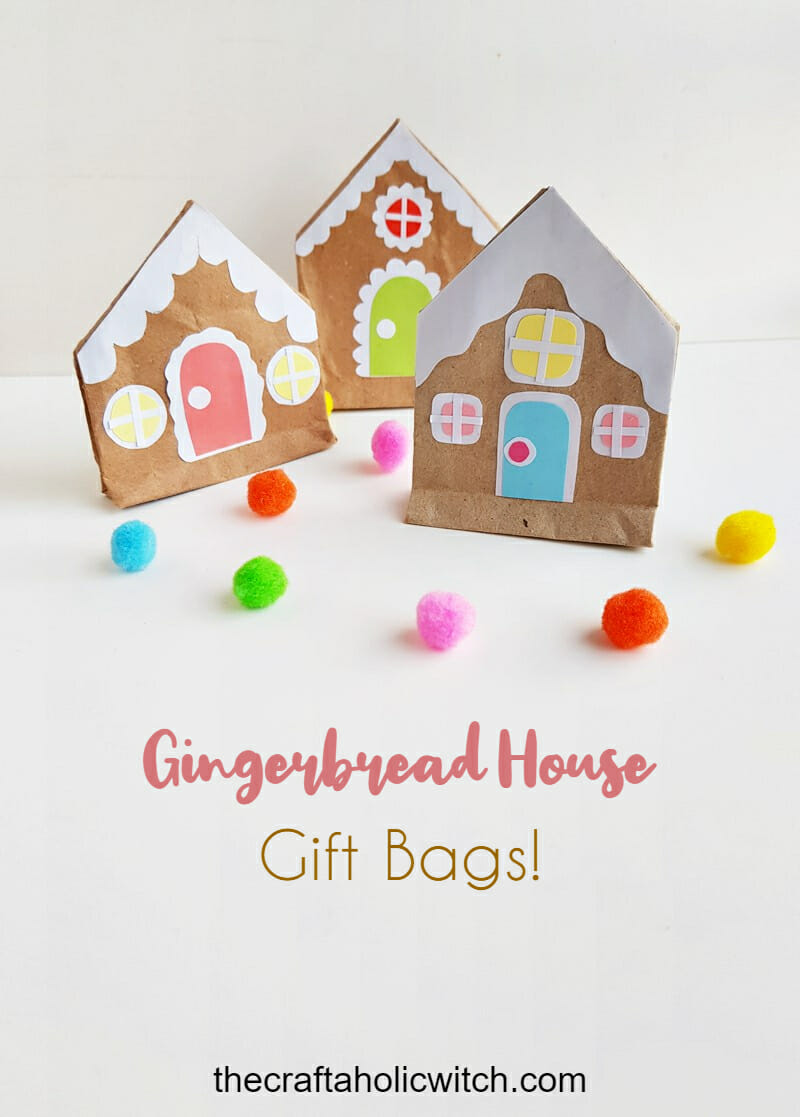 Gingerbread House Gift Bags 1 gingerbread house gift bags