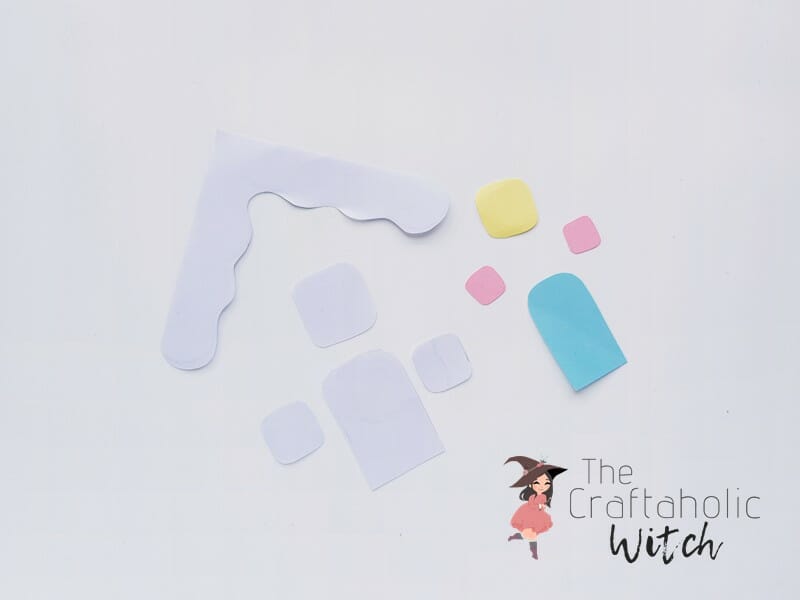 Gingerbread House Gift Bags 4 step 1 - Gingerbread House Gift Bags