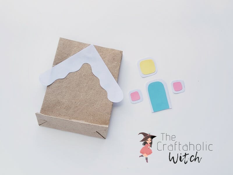 Gingerbread House Gift Bags 6 step 3 - Gingerbread House Gift Bags