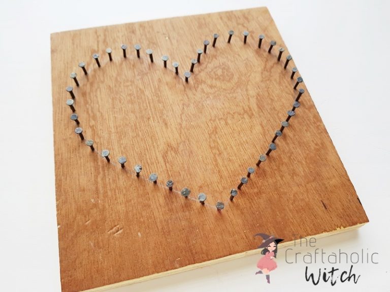 Heartstring Tutorial Easy DIY Heart String Art for Beginners (+ Free Template)