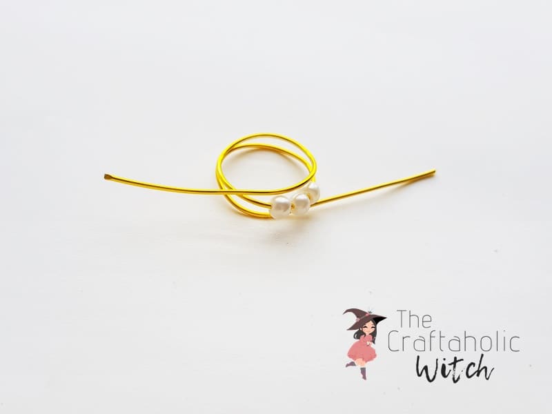 DIY Beaded Wire Ring : Step 