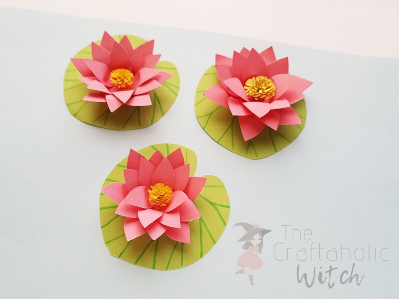 How to Make Pretty Paper Lilies (+ Free Printable Template) 13 race vines on the leaf cutouts