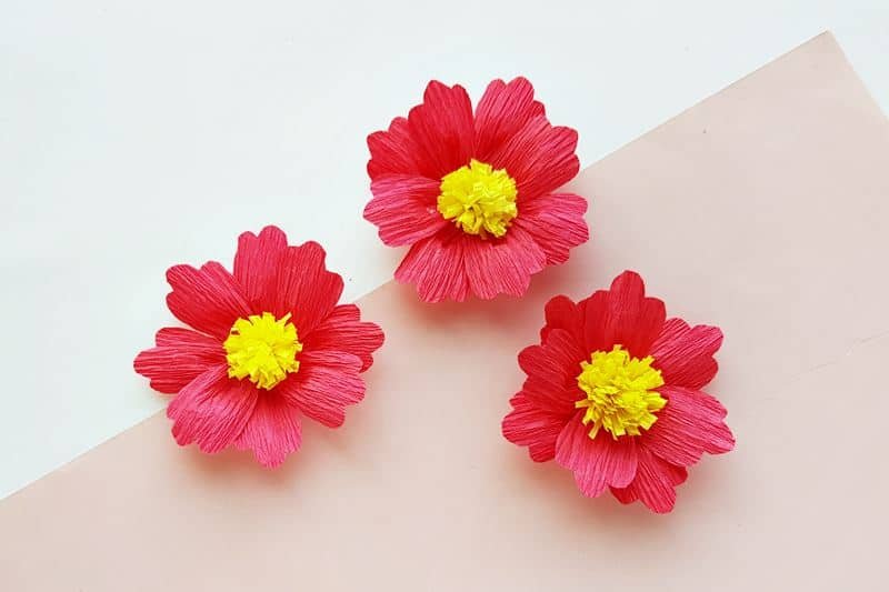 How To Make Cute Small Paper Flowers Free Template