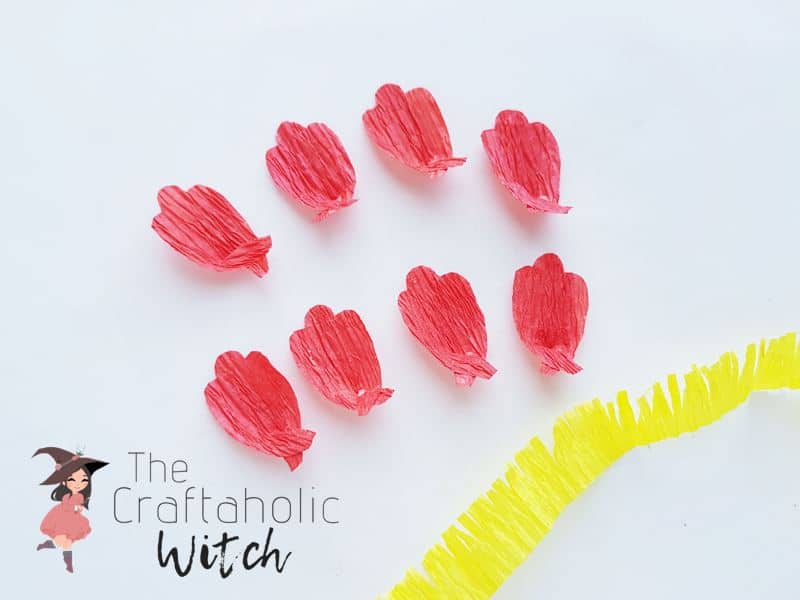 DIY Small Paper Flowers step 3