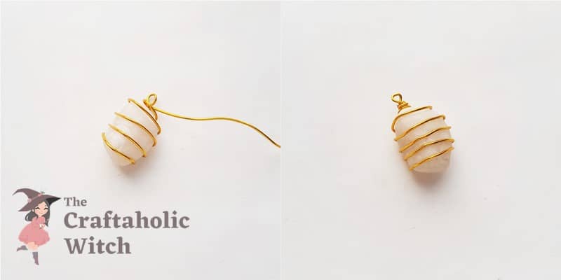 Wire Wrapping Stones without holes: Technique 3