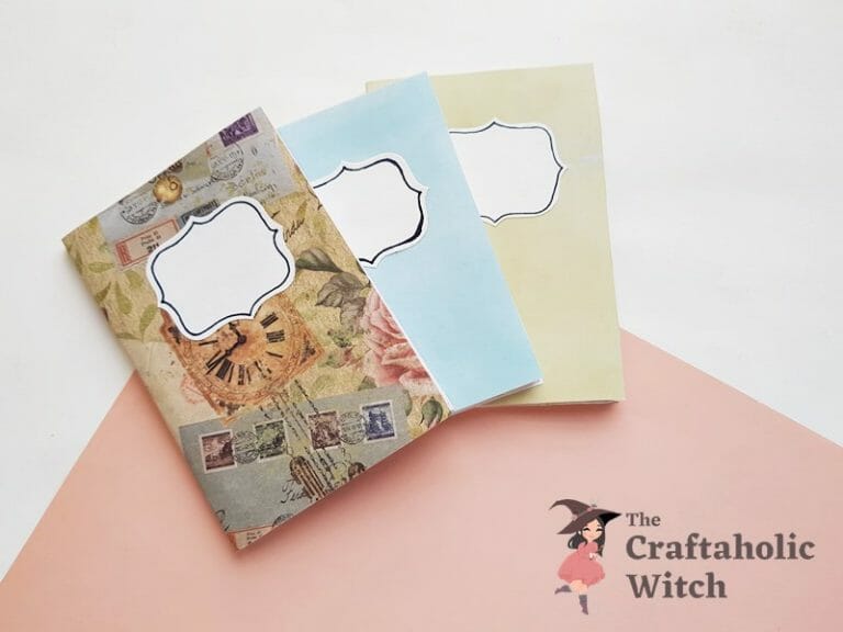 How to make a notebook in 10 Minutes (DIY Tutorial + Video)