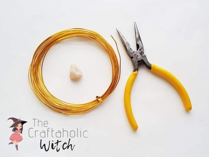 Supplies for wire wrapping stones