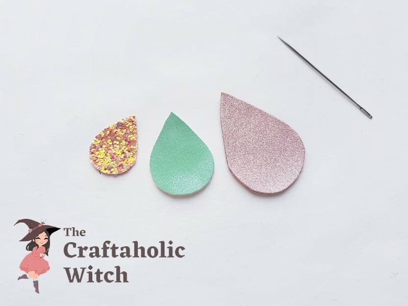 Cutting the lather earring Patterns