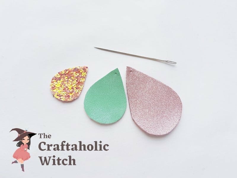 Making Holes on the Leather Earring Patterns