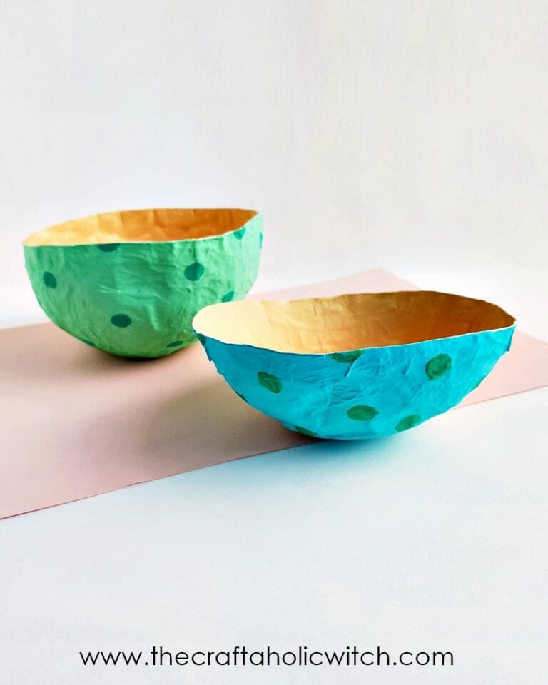 How to Make Beautiful Paper Mache Bowls (with Tips for Beginners)