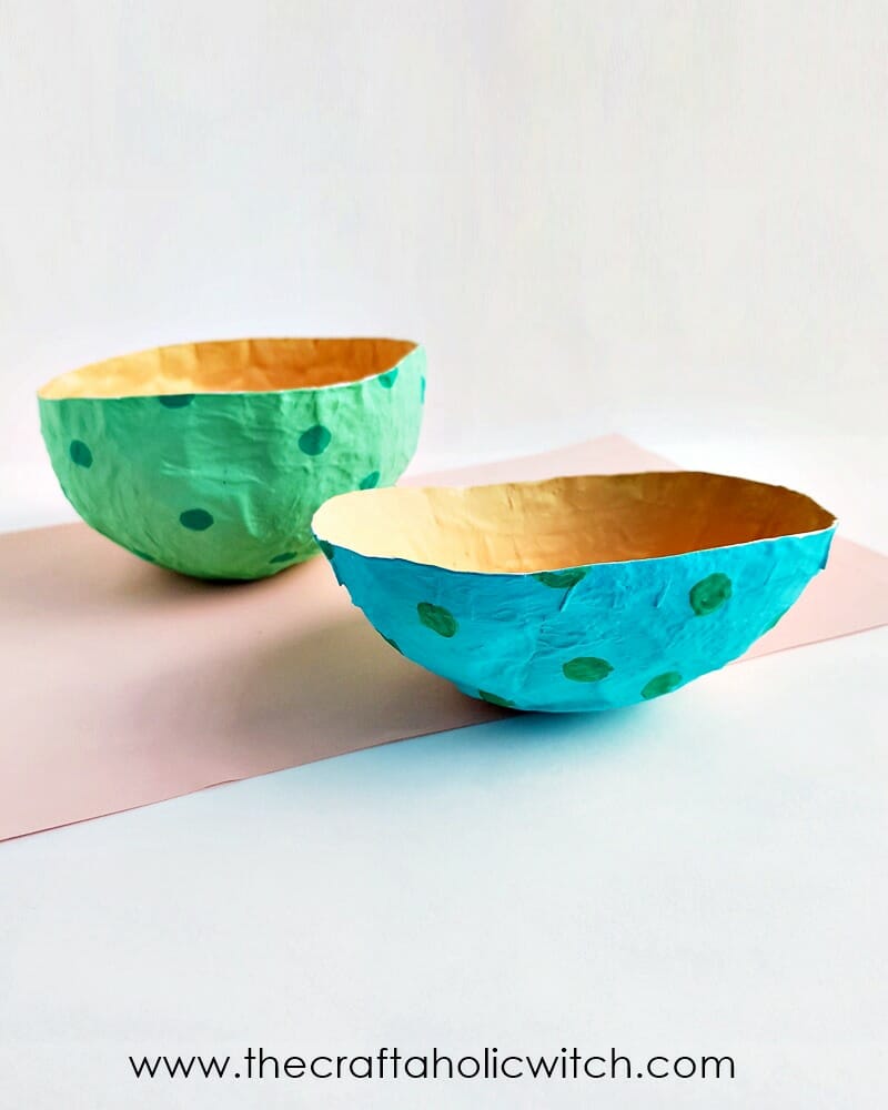 paper mache bowls