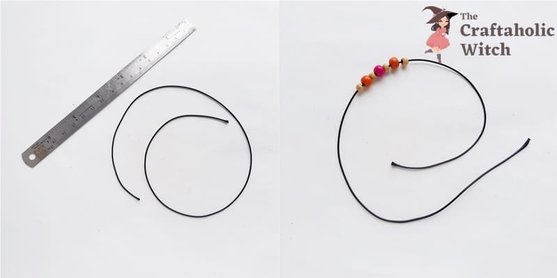 Preparing the Cord and Beading Preparing the Cord and Beading