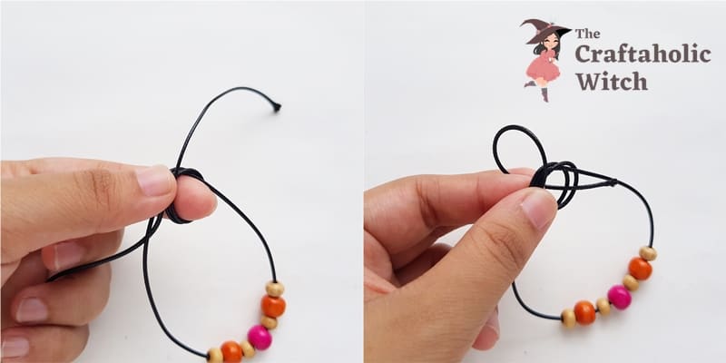 Step 4: Form the 2nd Loop and a Knot Step 4: Form the 2nd Loop and a Knot