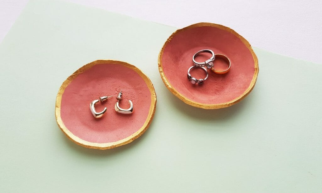 Easy DIY Clay Jewelry Dish (No Special Pottery Tools Needed)