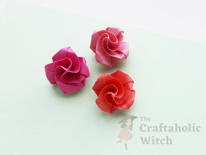 how to make origami rose