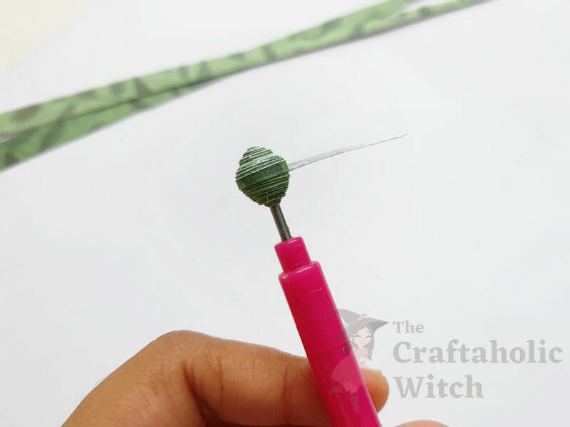 making  paper beads step 6