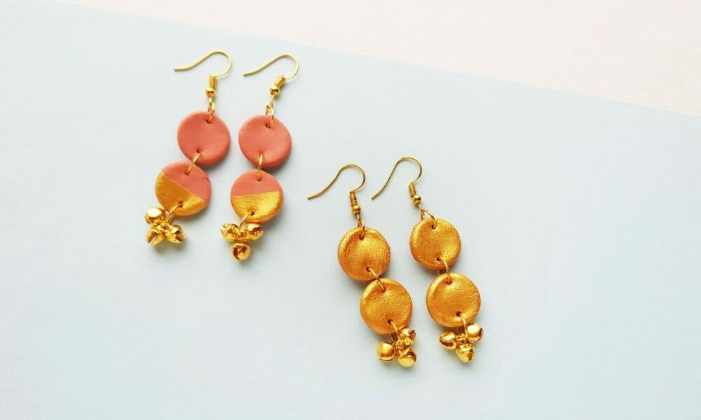 how to make clay earrings