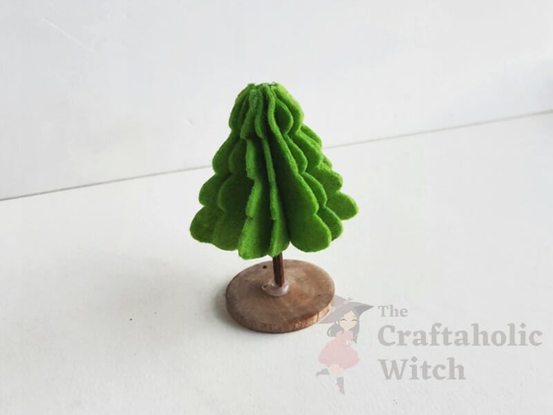 Step 6: Attaching the Tree on Base