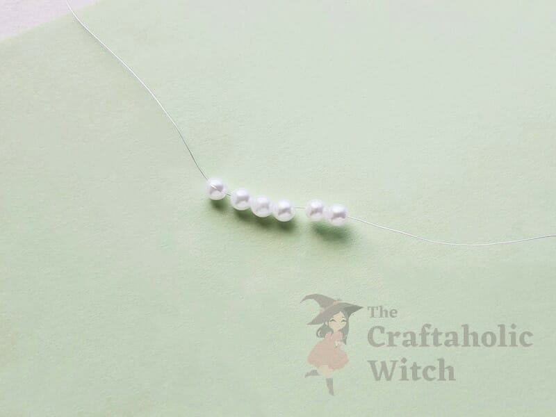 Beaded Snowflake Step 1 - How to Make Beaded Snowflake Ornaments for Christmas + Video