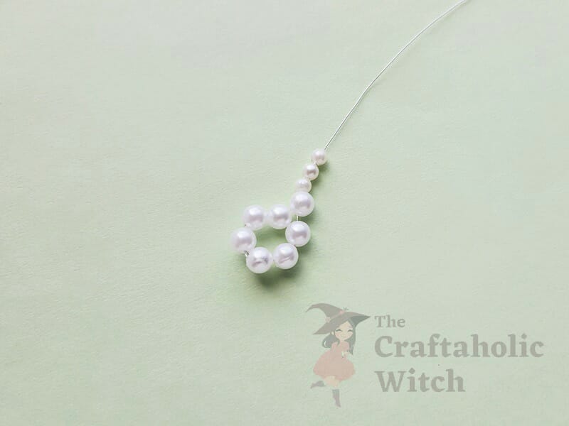 Step 3: Threading the 1st Arm Beads