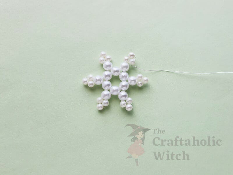 Step 5: Forming the Rest of Snowflake Arms