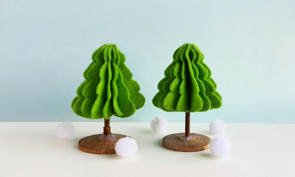 Mini Felt Christmas Tree Pattern PDF preview