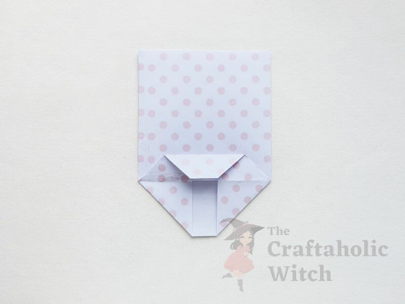 Step 5: Fold Top Flap Down