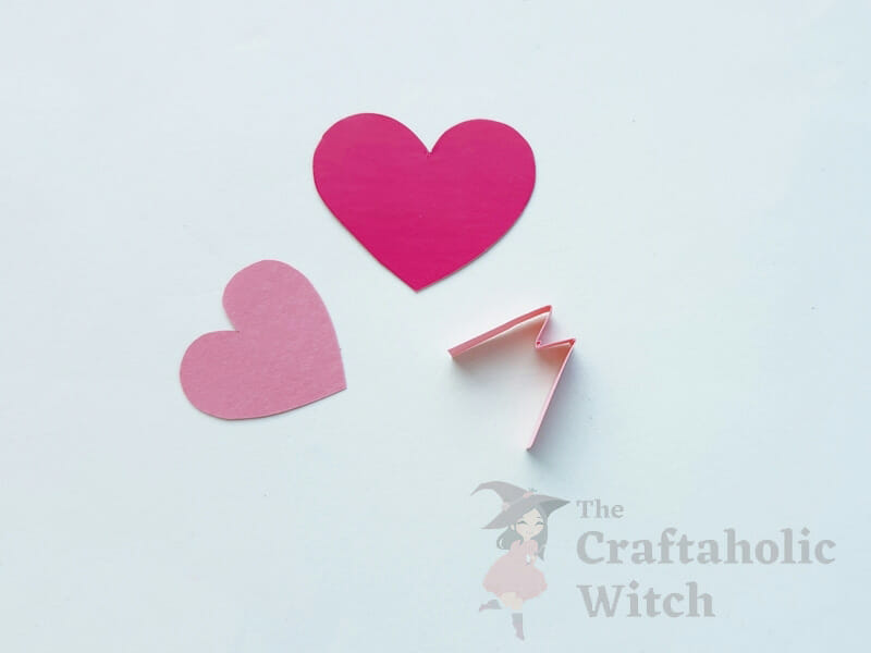 Heart Pop Up Card Steps 4 - Easy Heart Pop up Card for Beginners + Free Template & Video