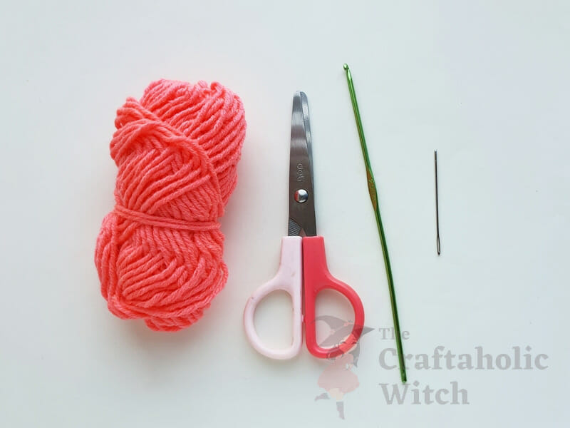 Supplies need to crocket a heart Supplies need to crocket a heart