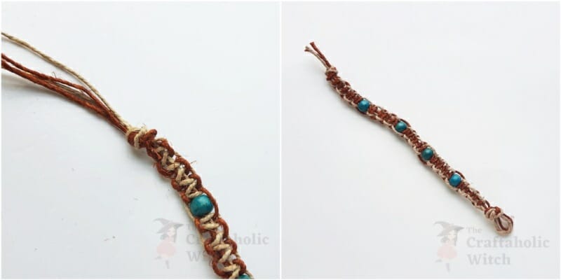 Step 12: Finish Knotting and Beading&nbsp;