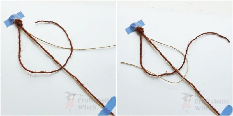 Step 4: Starting the Square Knot